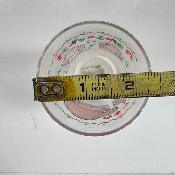 Monkichi Monkey Sanrio 1996 NIB Small Drinking Glass 4.5" tall - Picture 9 of 9